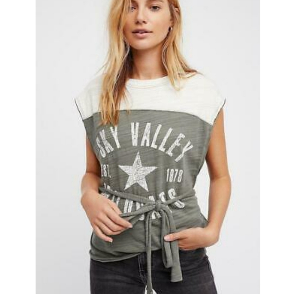 Free People Wildcats jersey tee